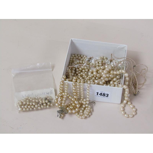 1483 - COLLECTION OF PEARL BEADS