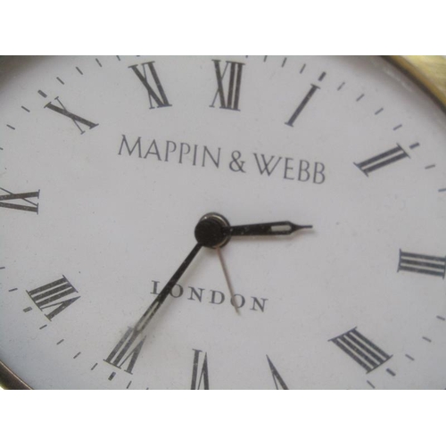 1520 - MAPPIN AND WEBB SILVER CASED CLOCK