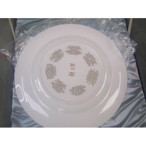 1603 - SPODE COMMEMORATIVE PLATE, 27CM DIAM