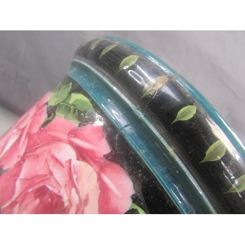 1624 - WYMESS CABBAGE ROSE PLANTER, A/F, 22CM H