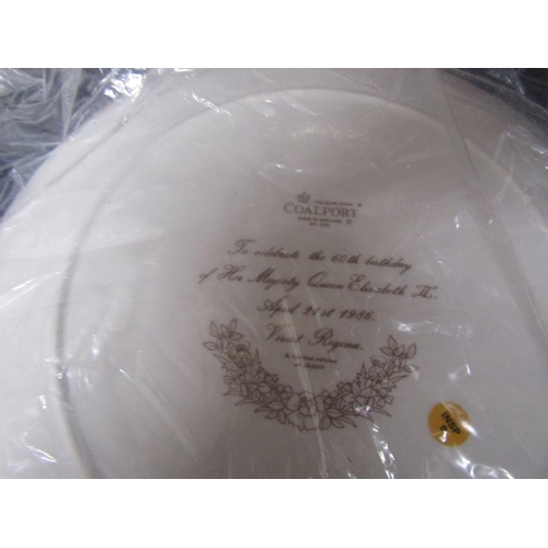 104 - COALPORT COMMEMORATIVE QUEEN ELIZABETH II PLATE