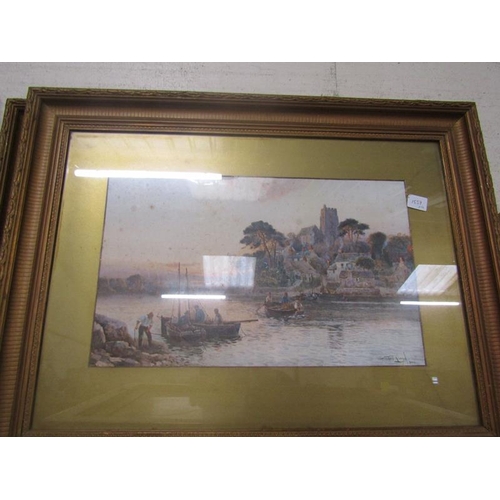 130 - COLLECTION OF FRAMED OILS - RIVERSCAPES ETC