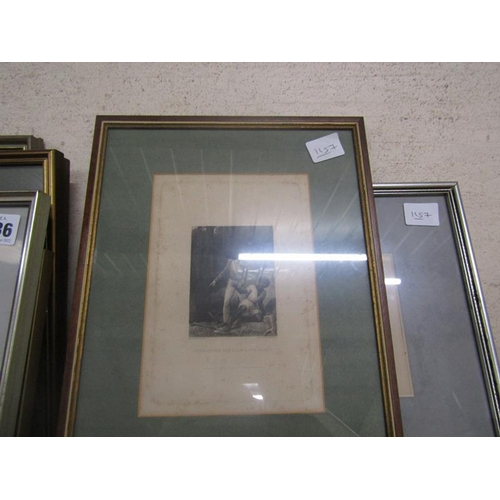 136 - COLLECTION OF FRAMED PRINTS,  ANTIQUE ENGRAVINGS, WATERCOLOURS ETC