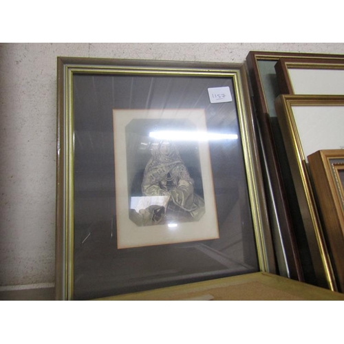 136 - COLLECTION OF FRAMED PRINTS,  ANTIQUE ENGRAVINGS, WATERCOLOURS ETC