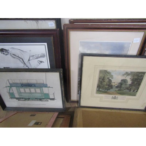 138 - COLLECTION OF FRAMED PRINTS AND OILS