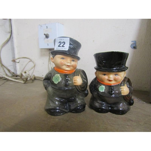 22 - GOEBEL MONEY BOX AND JUG