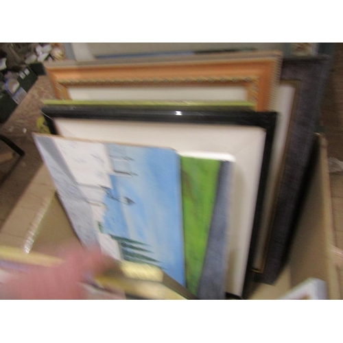 148 - COLLECTION OF FRAMED OILS ETC