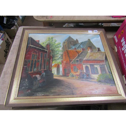 204 - COLLECTION OF FRAMED OILS