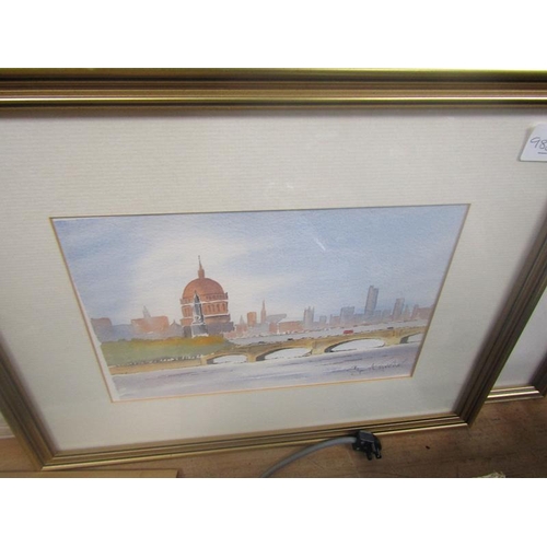 330 - COLLECTION OF FRAMED WATERCOLOURS AND PRINTS