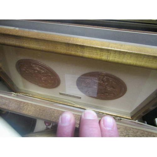 362 - BOX OF MISC. TO INC. REPRODUCTION SEALS, QUEEN ELIZABETH I ETC.