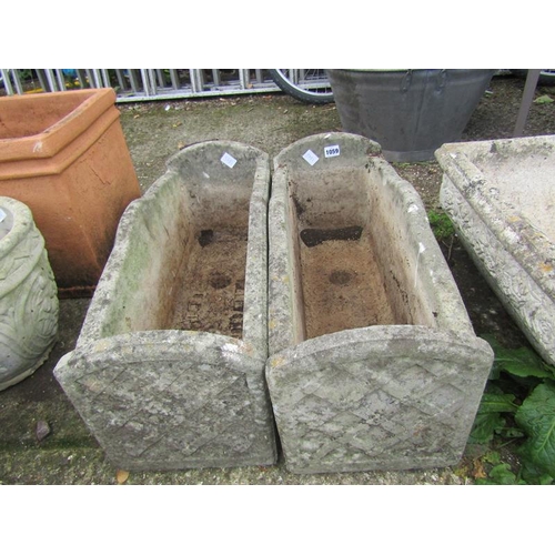 1059 - TWO GARDEN TROUGHS