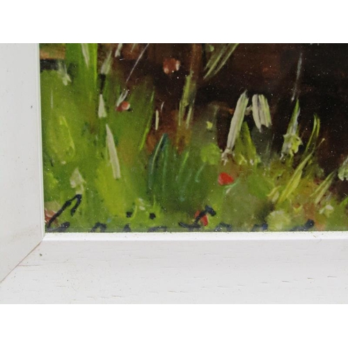 1218 - THE BRIDGE - GAINFORD, RESIN COPY ARTIST PROOF 1/10, F/G, 41CM X 41CM