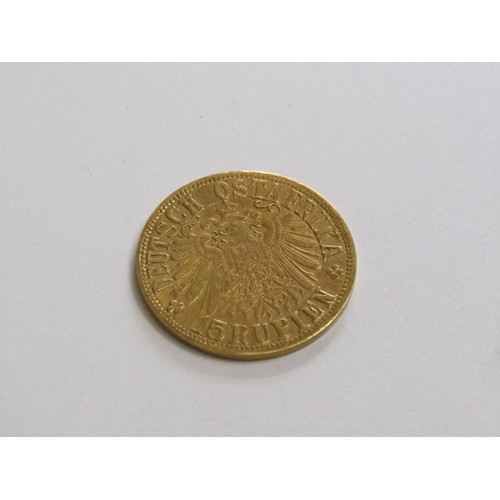 1518 - GOLD 15 RUPEE PIECE