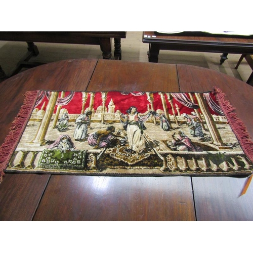 1968 - FOUR ORIENTAL WOOLLEN RUGS 119 X 76 cms TOGETHER WITH 50 x 123 cms