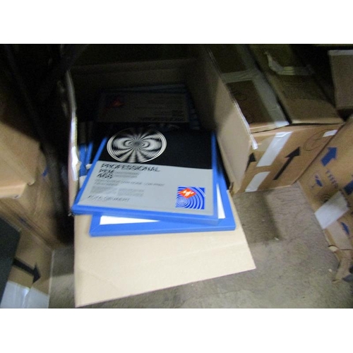 656 - APPROX. 27 BOXES OF AGFA PROFESSIONAL PEM 468 + AMPEX PRECISION MAGNETIC TAPE AND OTHER RECORDING RE... 