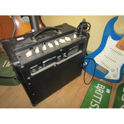 1397 - VOX ELECTRIC GUITAR (94cms L) AND AMP