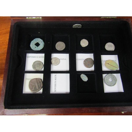 1494 - COLLECTION OF REPLICA AND OTHER ROMAN EUROPEAN AND ASIAN COINS