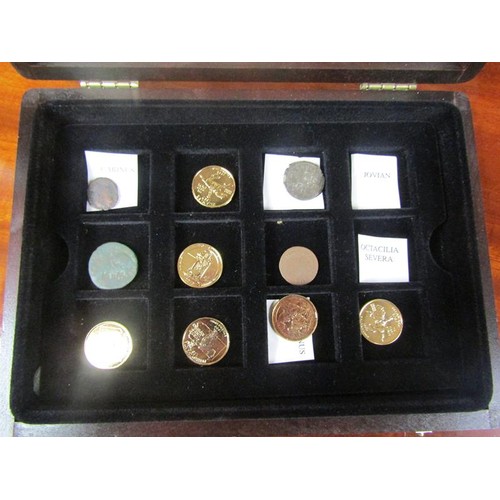 1494 - COLLECTION OF REPLICA AND OTHER ROMAN EUROPEAN AND ASIAN COINS