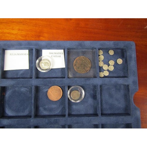 1494 - COLLECTION OF REPLICA AND OTHER ROMAN EUROPEAN AND ASIAN COINS