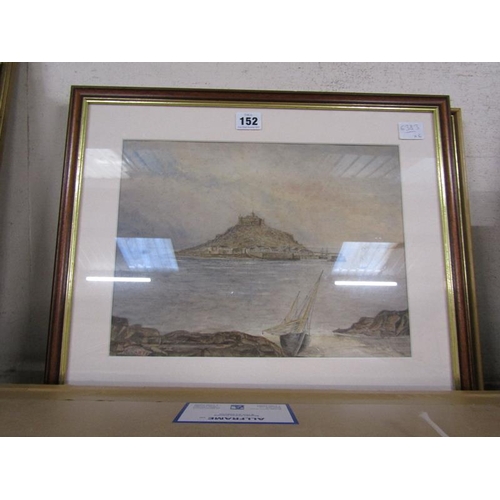 152 - COLLECTION OF FRAMED PRINTS AND WATERCOLOURS, COASTAL SCENESE