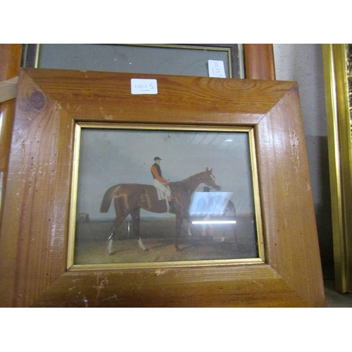 153 - COLLECTION OF FRAMED PRINTS AND ENGRAVINGS TO INC. MAPLE FRAMES