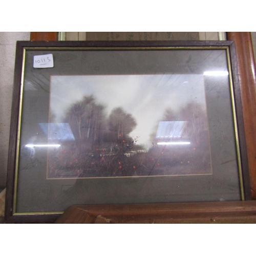 153 - COLLECTION OF FRAMED PRINTS AND ENGRAVINGS TO INC. MAPLE FRAMES