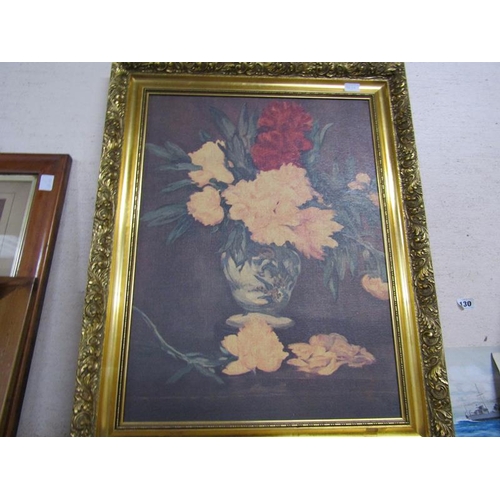 154 - FRAMED STILL LIFE AND A SCOTTIE DOG PRINT