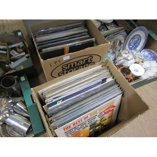 185 - TWO BOXES OF RECORDS