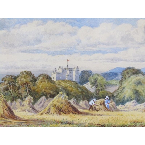 1107 - E L ERNEST - SALTWOOD KENT, 1885, SIGNED WATERCOLOUR, F/G, 15CM X22CM