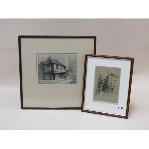 1180 - TWO PRINTS - WINCHESTER & THE OLD CURIOSITY SHOP - LARGEST 19CM X 13CM