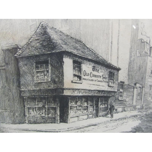 1180 - TWO PRINTS - WINCHESTER & THE OLD CURIOSITY SHOP - LARGEST 19CM X 13CM