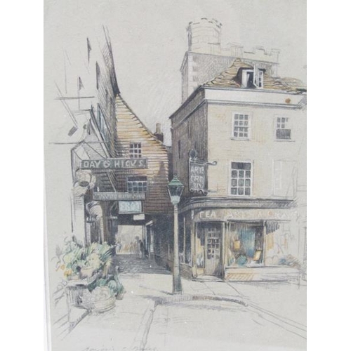 1180 - TWO PRINTS - WINCHESTER & THE OLD CURIOSITY SHOP - LARGEST 19CM X 13CM