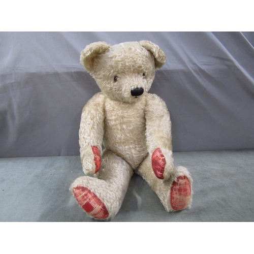 1285 - VINTAGE TEDDY BEAR, 54CM H