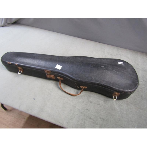 1295 - VIOLIN IN CASE, 58CM H; BOW