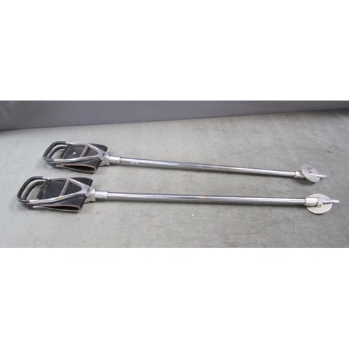 1326 - TWO SHOOTING STICKS, 92CM L