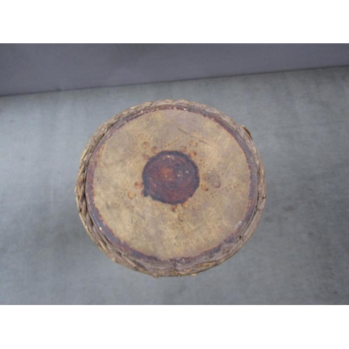 1352 - INDIAN DRUM, 30CM H