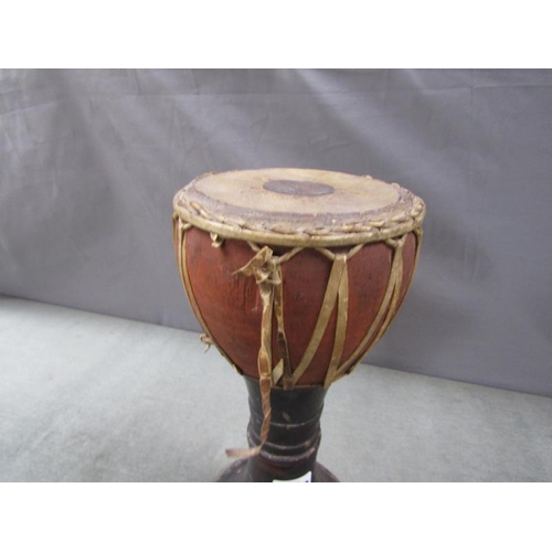 1352 - INDIAN DRUM, 30CM H