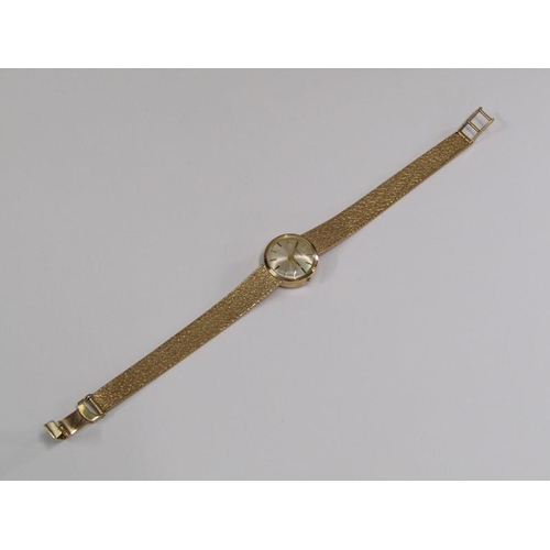 1403 - 9ct GOLD LADIES GARRARD WATCH TOTAL WEIGHT 19.6g