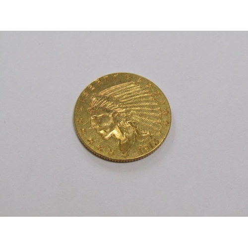 1433 - UNITED STATES INDIAN HEAD GOLD QUARTER EAGLE COIN