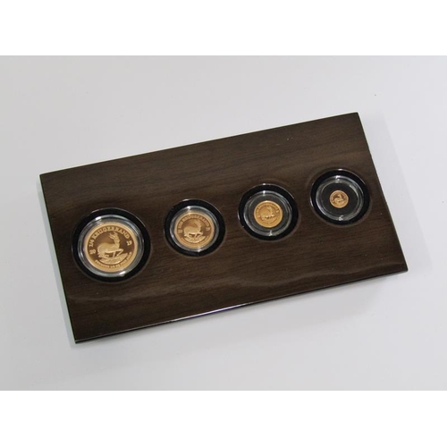 1436 - BOXED SET OF SOUTH AFRICAN MINT KRUGER FRACTIONAL FOUR COIN SET 2019 CONTAINING QUARTER OUNCE, ONE T... 