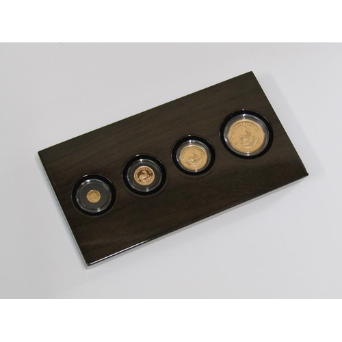 1437 - BOXED SET OF SOUTH AFRICA MINT KRUGER FRACTIONAL FOUR COIN SET FOR 2020 COMPRISING QUARTER OUNCE, ON... 