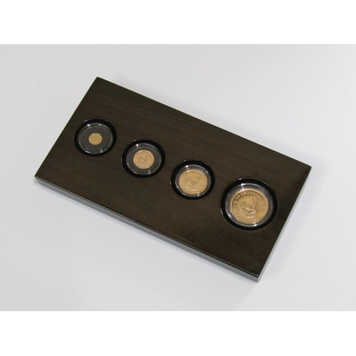 1437 - BOXED SET OF SOUTH AFRICA MINT KRUGER FRACTIONAL FOUR COIN SET FOR 2020 COMPRISING QUARTER OUNCE, ON... 