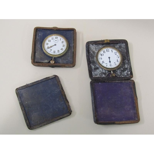 1462 - TWO LEATHER CASED WATCHES