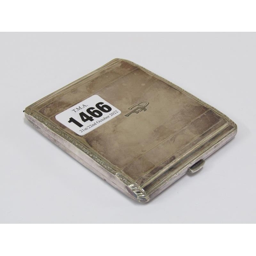 1466 - SILVER PLATED CIGARETTE CASE