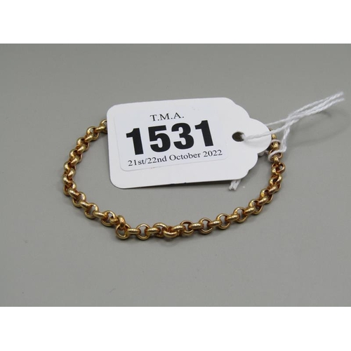 1531 - 9ct BRACELET 3g