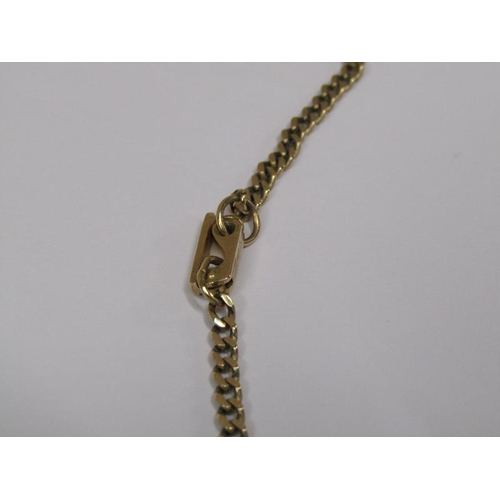 1537 - 9ct CHAIN 46cms TOTAL 8.9G