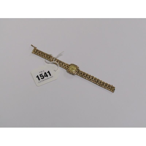 1541 - 9ct ROTARY LADIES WATCH, 27g IN TOTAL