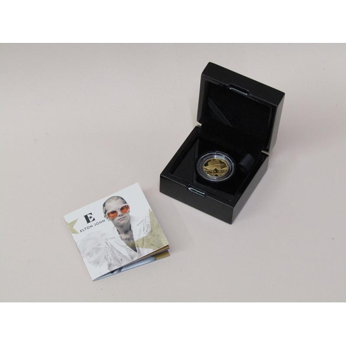 1569 - 2020 ELTON JOHN UK 1/4oz GOLD PROOF COIN