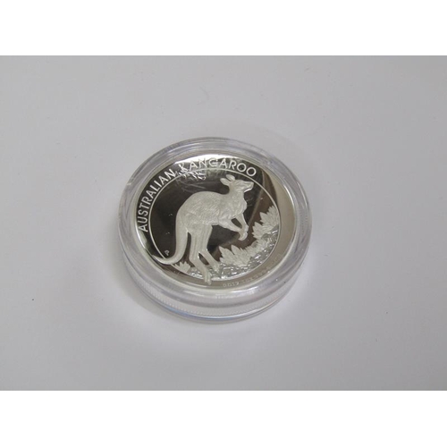 1576 - TWO SILVER PROOF COINS - 2017 KANGEROO & WORLD OF PARROTS