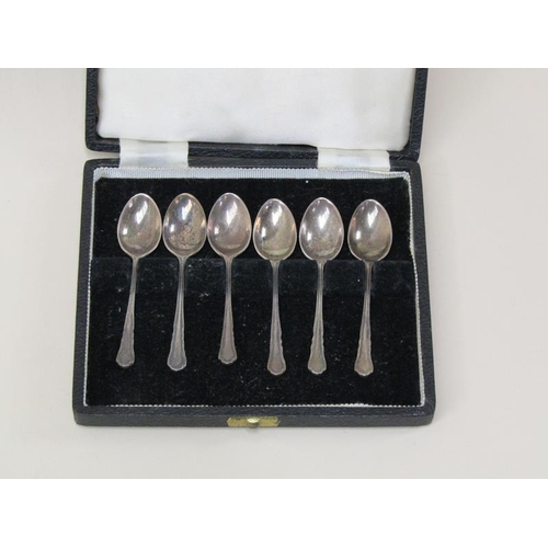 1584 - SET OF SIX SILVER TEASPOONS